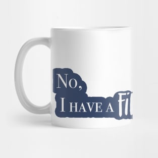 Nut or Finger Allergy? Mug